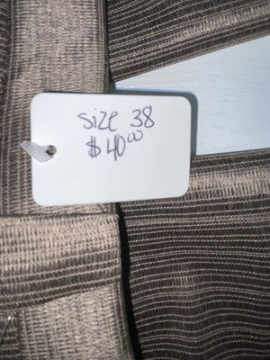 New Vintage Brown Circle S Polyester Pants #CP5091 XX-84