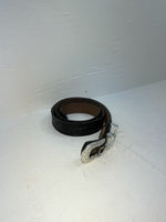New Black Genuine Leather Nocona Tooled 36” Belt #1510201 Z-164
