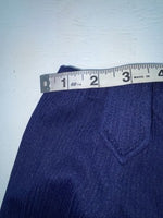 New Vintage Blue Panhandle Slim Polyester Pants ZZ-83