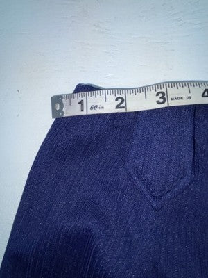 New Vintage Blue Panhandle Slim Polyester Pants ZZ-83