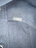 New Men’s Black Lee Long Sleeve Button Up Jacket 3B-115