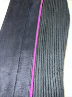 New Tough 1 Equi-Grip Purple Navy Synthetic Half Chaps #63-76 H-512