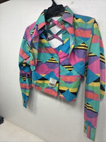 New Women’s Wrangler Multicolor Designed Button Up Medium TT-102