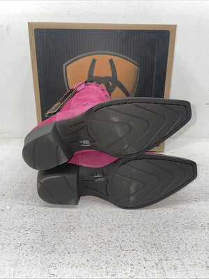 New Kids Pink Ariat Cowboy Boots. 10012798 3 M. 22-2