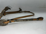 New Congress Leather Browband Headstall W Metal Plate #6850 U-28