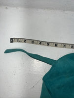 NOS Turquoise Whitman Show Chaps With Fringe Adjustable Waist 35” Small L-26