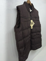 New Men ELY Cattleman XL Brown Puffer Vest #241120 LLL-48