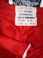 New Vintage Red Western Heritage Polyester Pants #G31 ZZ-71
