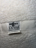 New Millers White Wool English Saddle Seat Cover PP-18