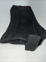 New Tough 1 Equi-grip Black Suede Leather Half Chaps XL #63-66 H-514