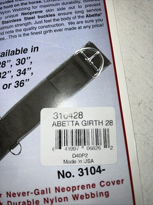 New ABetta Black Western 28” Cinch #310428 Y-31