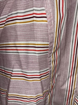 New Men’s Tem Tex Pink Stripe Long Sleeve Pearl Snap 15.5 X 33 Medium AA-91