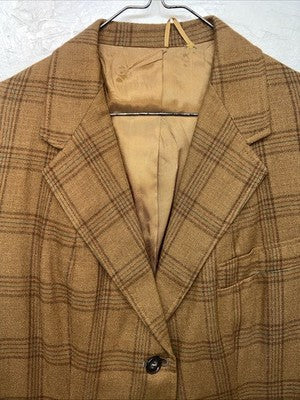 New Women’s Equestrian Yellow Plaid Riding Coat 16 #2433 WW-50