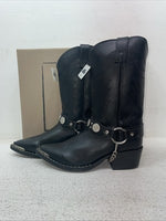 New Youth Black Smoky Mountain Cowboy Boots. 1083 Y 5. 24-134