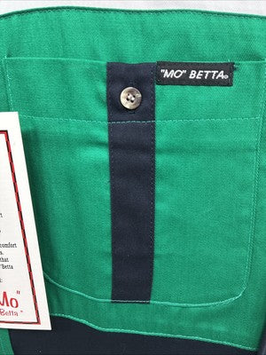 New Men’s “Mo” Betta Multicolor Green Long Sleeve Button Up 17.5 XL O-69