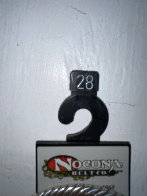 New Brown Genuine Leather Nocona Tooled 28” Belt #N1311777 JJ-26