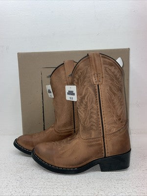 New Kids Brown Smoky Mountain Cowboy Boots. 3051 C 12.5 12 1/2. 23-8