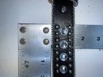 New Black Genuine Leather Blazin Roxx Silver Bling Cross XL Belt #N3510401 Z-66