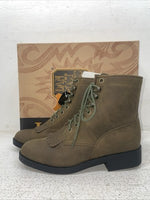 New Youth Brown Lace Up Dan Post Cowboy Boots. C 3142 4 D. 22-98