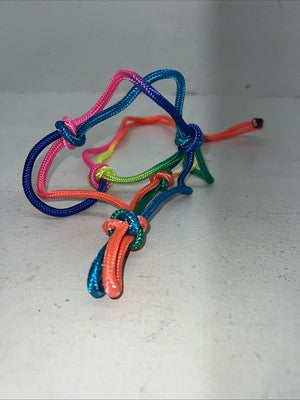 New Tough 1 Rainbow Pony Rope Halter #50-1020 G-509