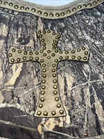 New Mossy Oak Camouflage Cross Beaded Purse #1123279 EE-2