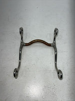 New Ride On SS 5” Sweet Water Copper Bit 8 1/4” Cheeks #25-5840 N-502
