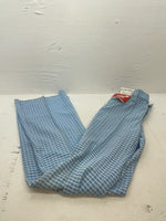 New Women’s Vintage Blue Checkered Lee Polyester Pants #2652644 NN-151