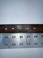 New Brown Genuine Leather Double S Tooled Duck 26” Belt #3013002 NN-61