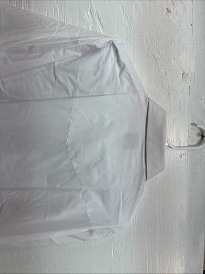 New Men’s ELY Cattleman White Long Sleeve Pearl Snap 16.5 X 35 Large CC-52