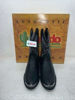 New Children’s Black Laredo Cowboy Boots. L C 2440 3 M. 22-3