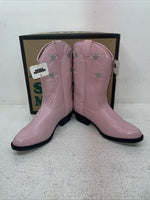 New Youth Pink With Fringe Smoky Mountain Cowboy Boots. 1058 J C 3. 22-4