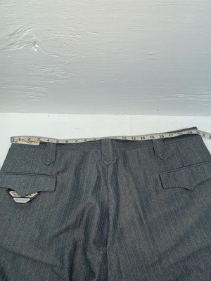 New Vintage Gray Circle S Polyester Pants OO-17