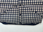 New Women’s Miller Blue Plaid Puffer Vest Medium #020-2101 UU-5