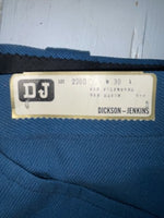 New Vintage Blue Dickson Jenkins Polyester Pants #2200 OO-85