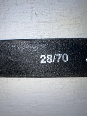 New Black Genuine Leather Dan Post 28” Belt #5861 NN-59
