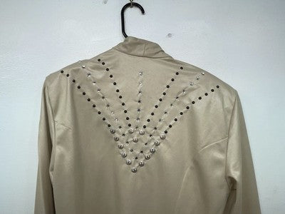 New Women’s Brown 1849 Authentic Ranchwear Long Sleeve Button Up Shirt M 3B-112