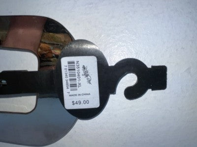New Black Genuine Leather Blazin Roxx Silver Bling Cross XL Belt #N3510401 Z-66