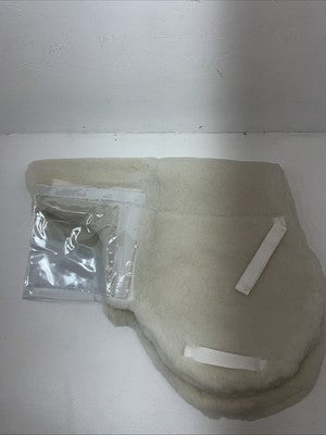 New Tough 1 White Fleece English Saddle Seat Cover #30-907 PP-19