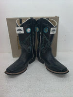 New Youth Black Smoky Mountain Cowboy Boots. 3343 Y 3.5 3 1/2. 22-37