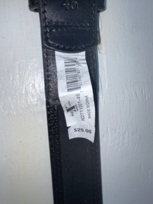 New Black Genuine Leather HD Xtreme 46” Belt #N2711001 NN-126