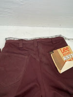 New Vintage Red Lee Polyester Pants #2004061 3A-77