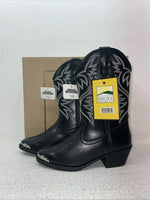 New Kids Black Smoky Mountain Cowboy Boots. 1032 B C 13.5 13 1/2. 23-62
