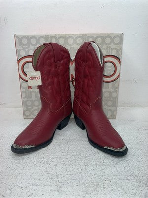 New Children’s Red Dingo Cowboy Boots. C 2107 1 D. 23-97