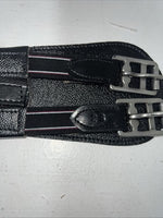 New EQUIROYAL Black 26” Dressage Girth #21-601-2 BB-10
