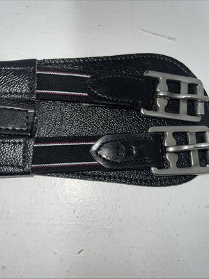 New EQUIROYAL Black 26” Dressage Girth #21-601-2 BB-10