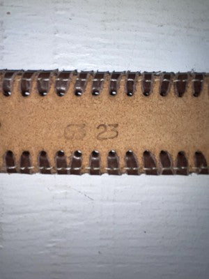 New Brown Genuine Leather Acme Weaved 28” Belt #6863 JJ-167