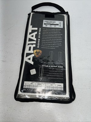 New Ariat Brown Leather Children’s Half Chaps #10004585 D-504