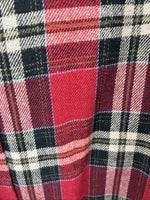 New Men’s ELY Cattleman Red Plaid Long Sleeve Pearl Snap XL O-55
