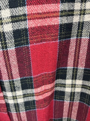 New Men’s ELY Cattleman Red Plaid Long Sleeve Pearl Snap XL O-55