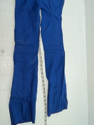 New Vintage Blue Western Girl Polyester Pants #3417 VV-41